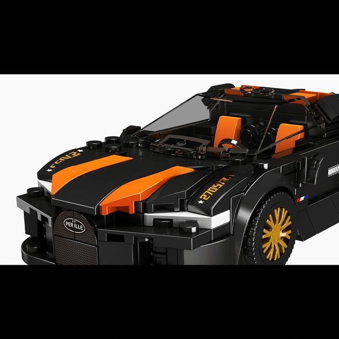 Klocki auto sportowe chiron supercar 386 el. mould king 27055