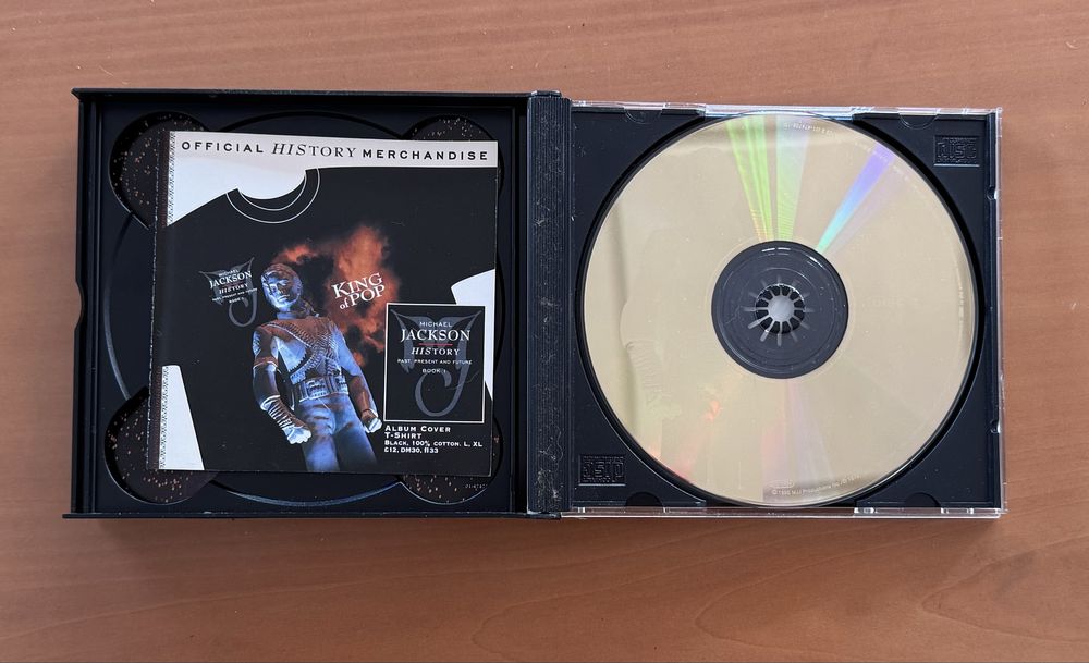 CD Michael Jackson - History, Past, Present and Future