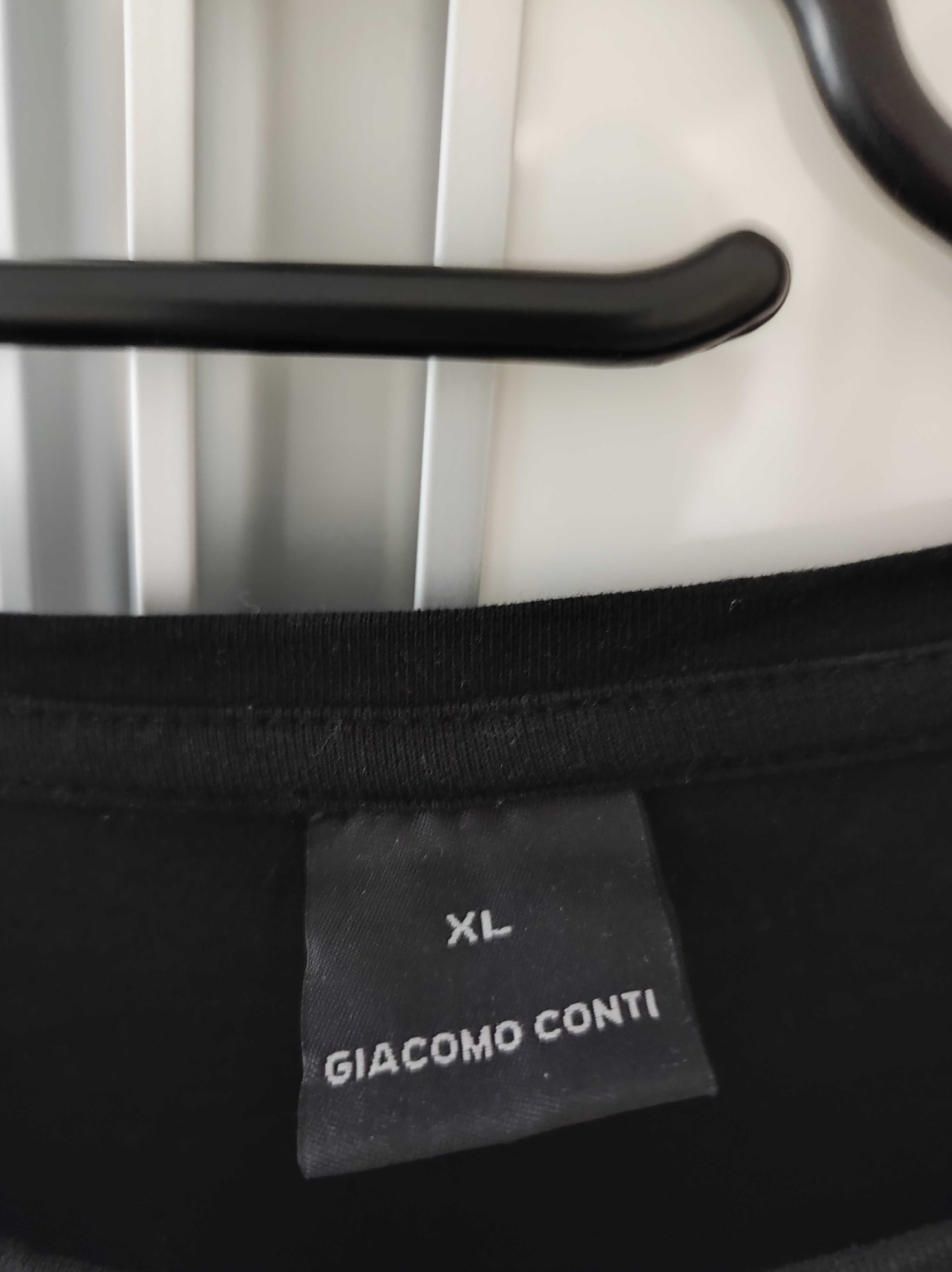 T-shirt Giacomo Conti czarny rozmiar XL
