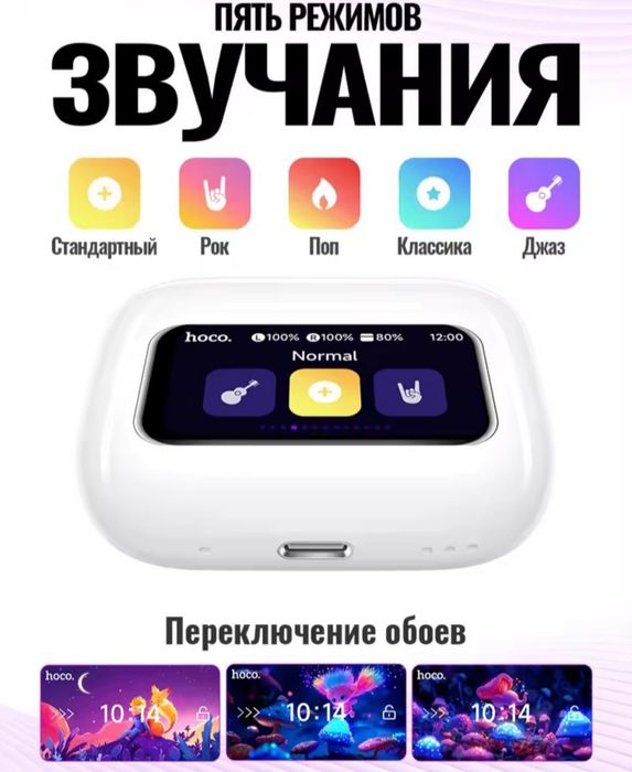 HOCO EW72 Беспроводные TWS наушники. С шумоподавлением.