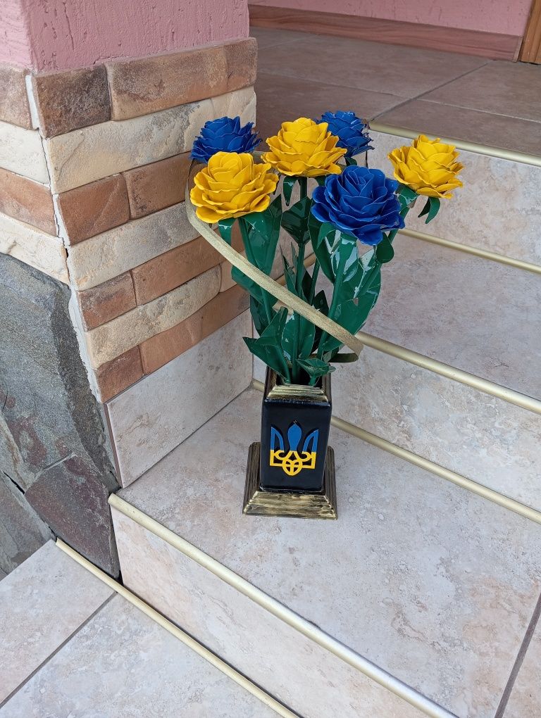 Ковані квіти,ковані троянди,ромашки