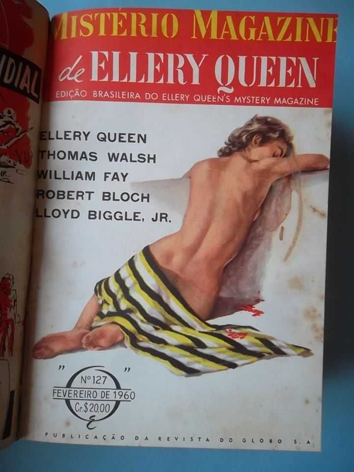 Mistério Magazine de Ellery Queen (1960) - 6 Revistas encadernadas