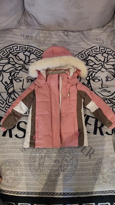 Kurtka zimowa dziecięca różowa rozmiar 110