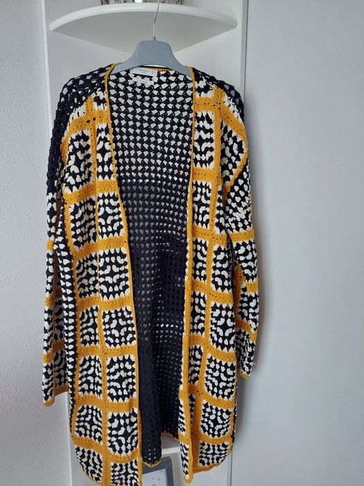 Szydełkowa narzutka kimono Mango boho