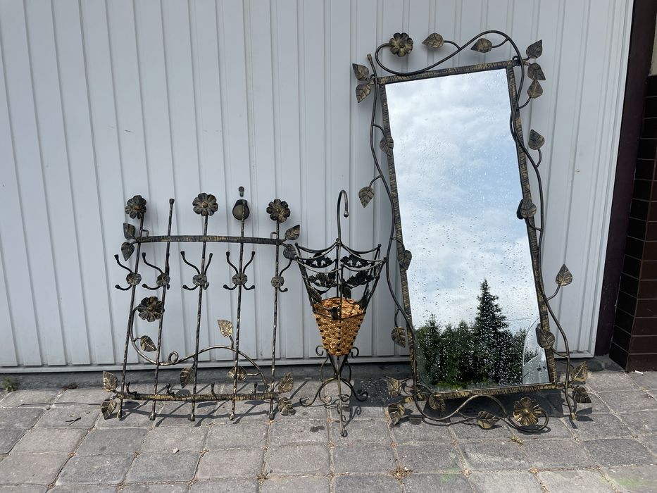 Komplet do przedpokoju - wieszak lustro