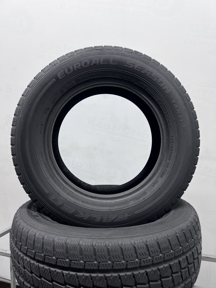 2шт всесезон цешка 225/65/R16C 7,6мм 2022р Falken Euroall Season Van