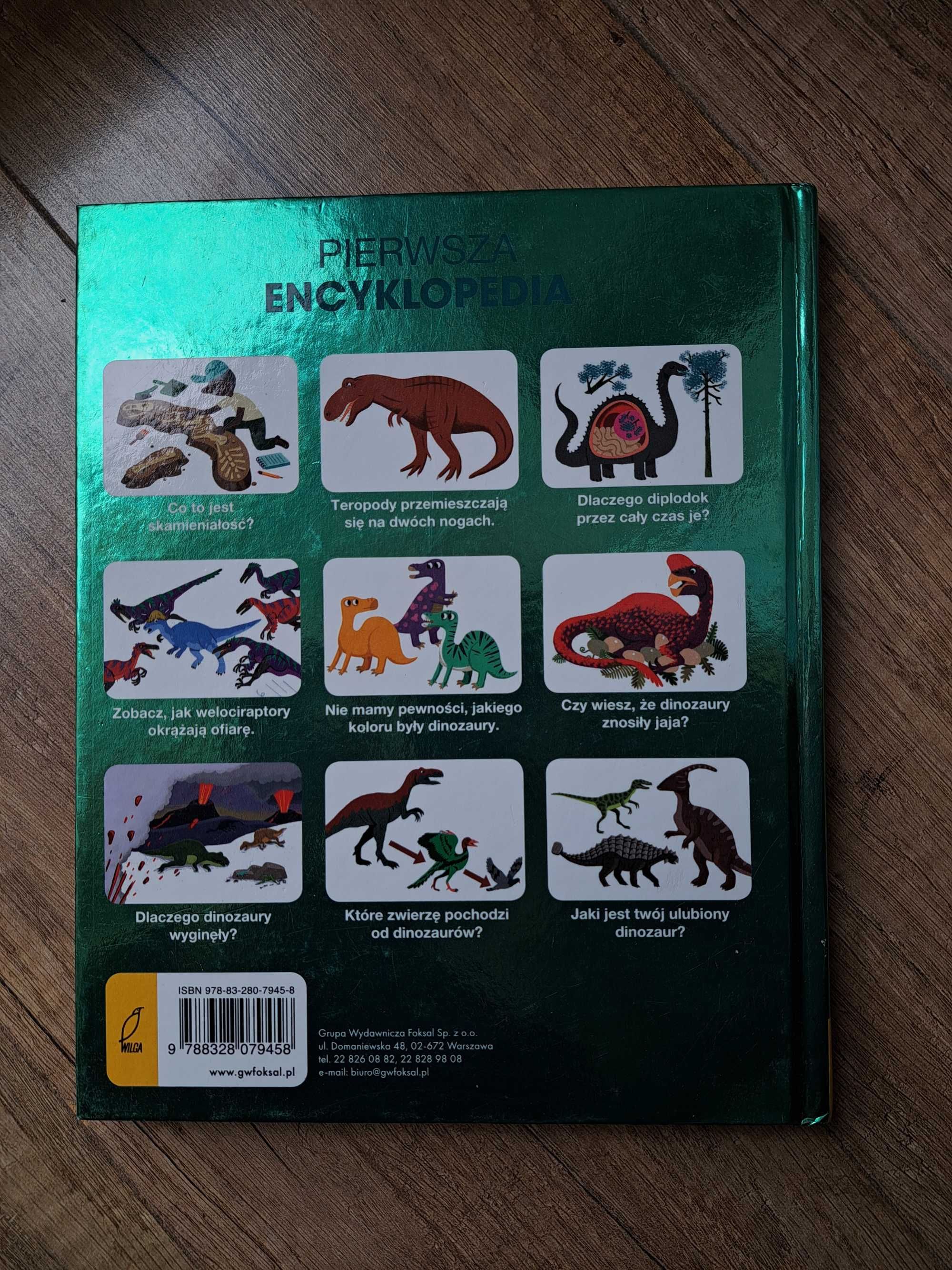 Pierwsza encyklopedia Dinozaury