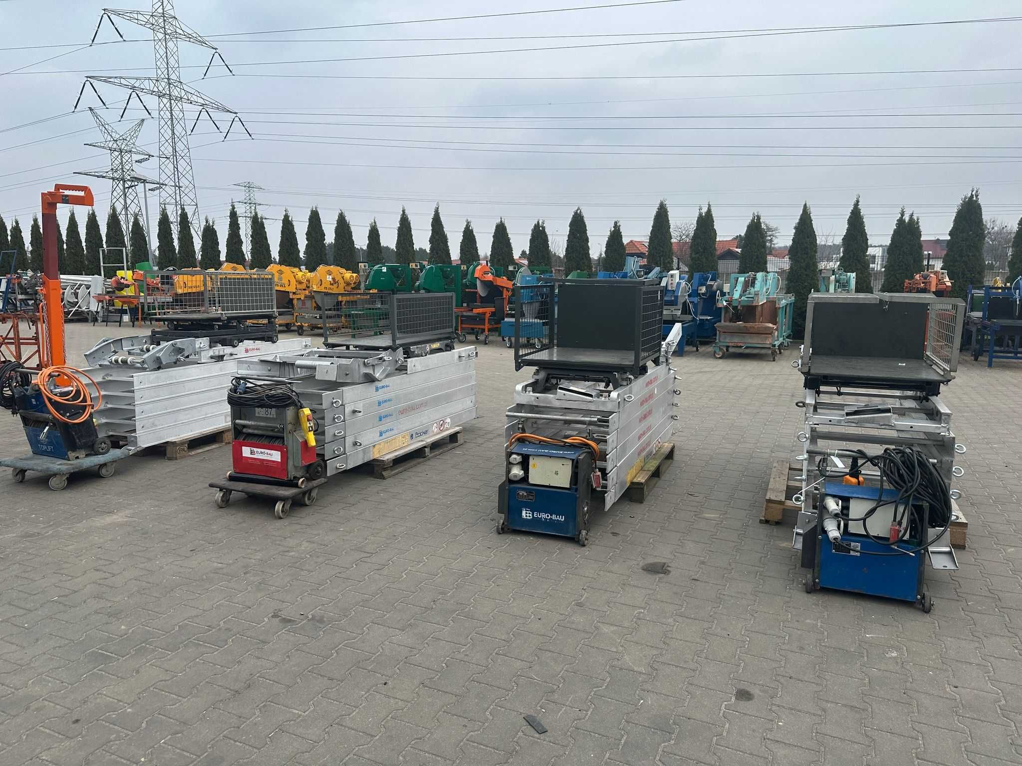 Drabina winda dekarska STEINWEG TOPLIFT 12-22m wciągarka 123