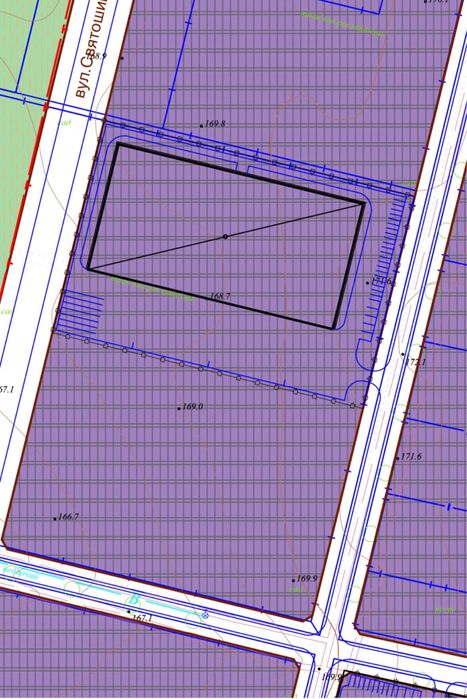 Промислові 2 га. Асфальт. Комунікації.