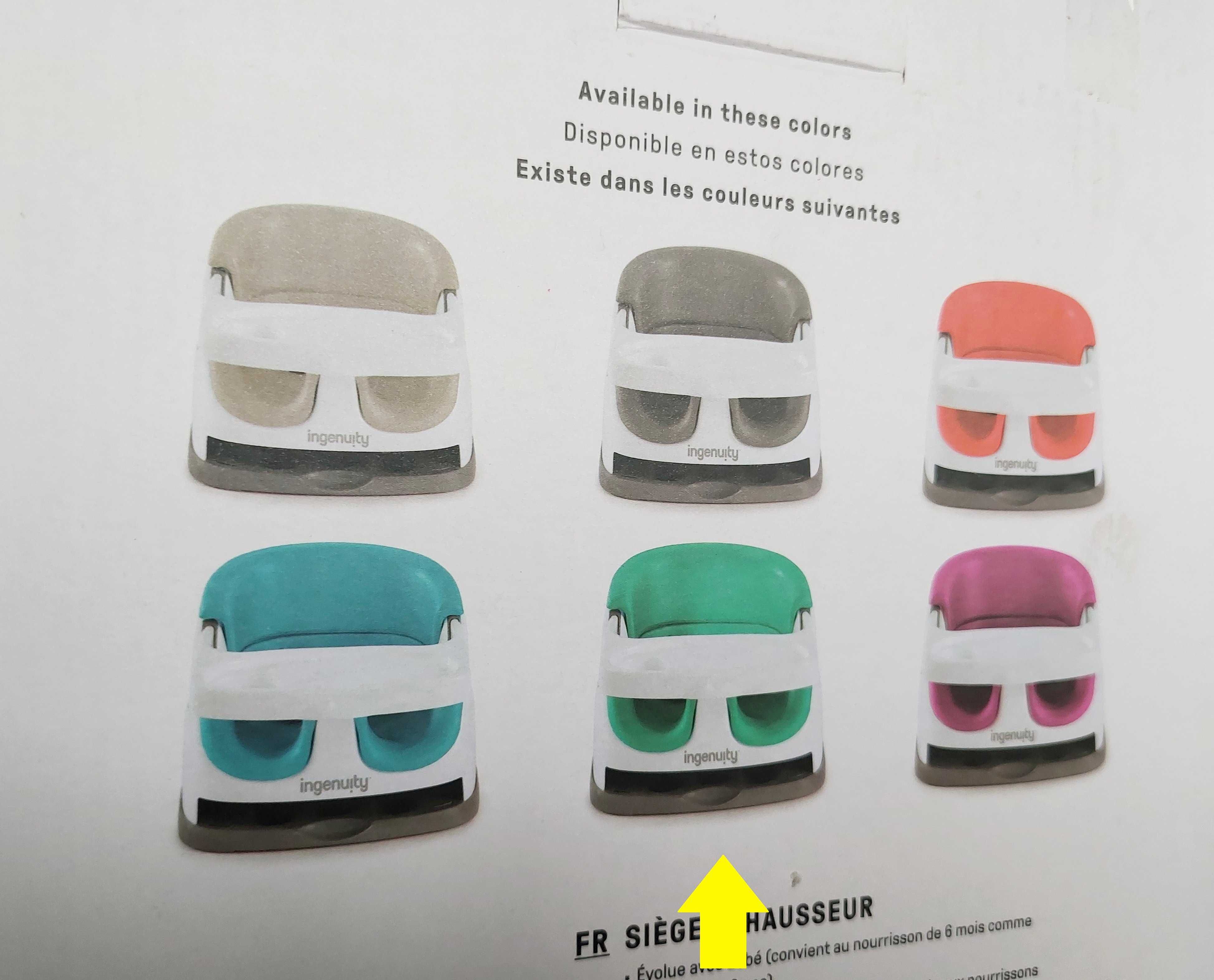 Cadeira para bebé Ingenuity (6 meses até 3 anos)