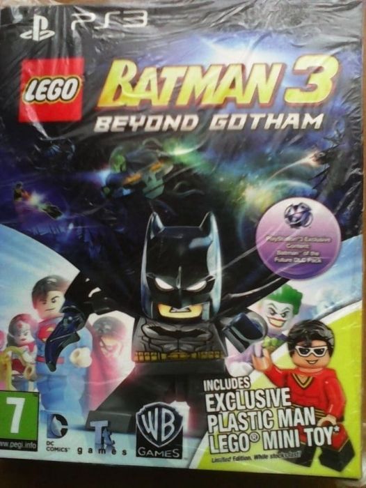 Jogo PS3 Lego Batman 3 com caixa cartão + Toy Lego (Apenas Local)