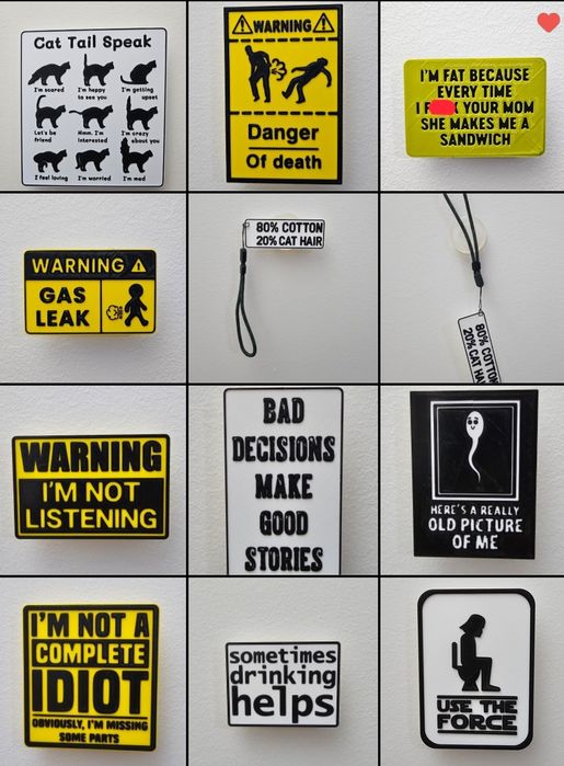 Placas decorativas de parede