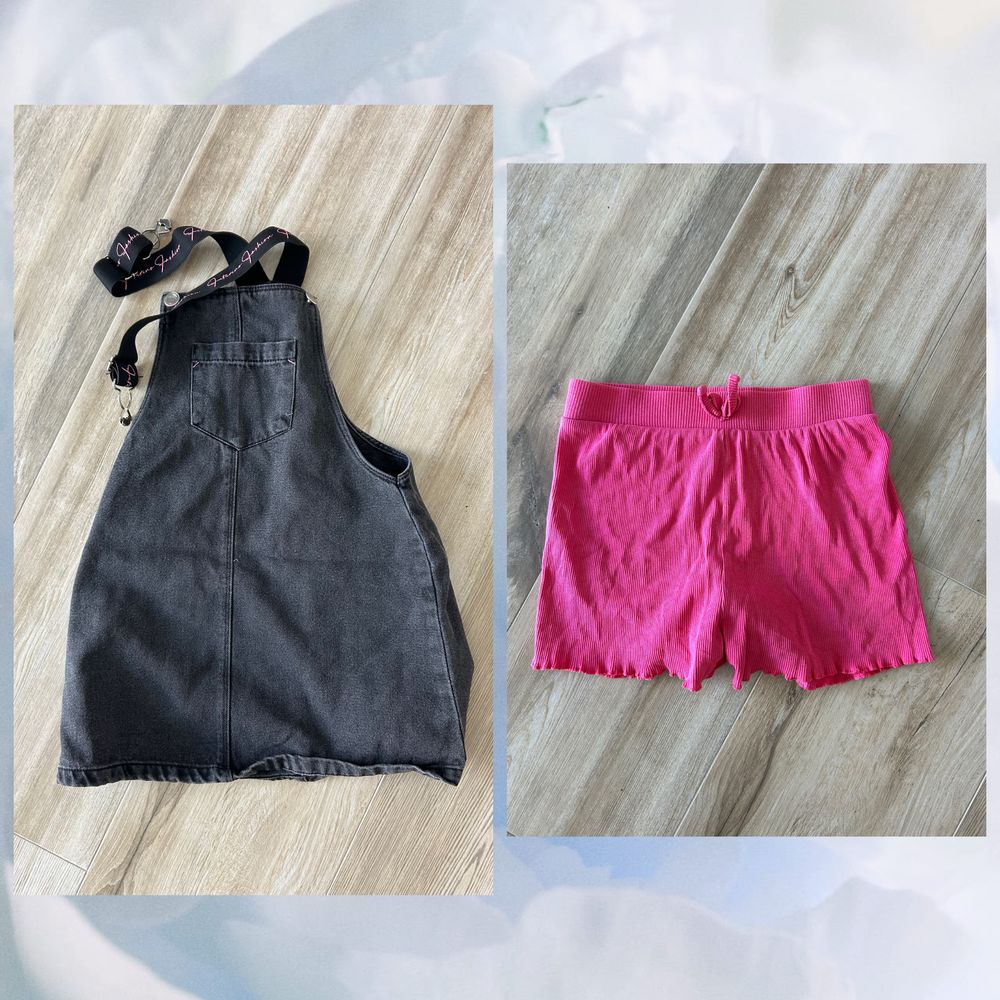 Lote de roupa para menina (128 cm)