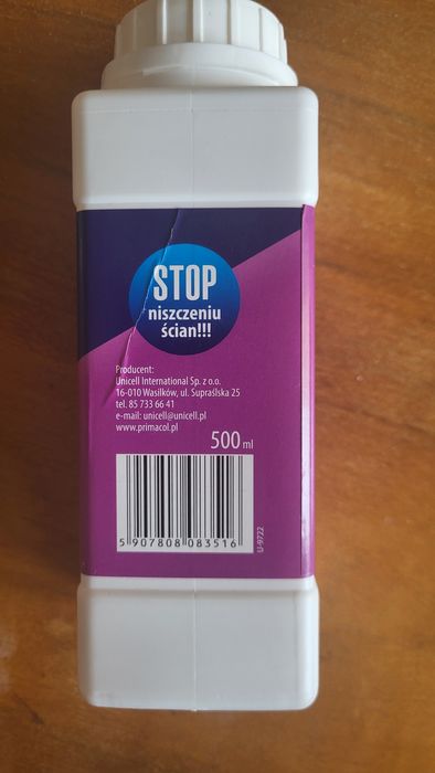 Primacol środek do usuwania tapet. Nowy.