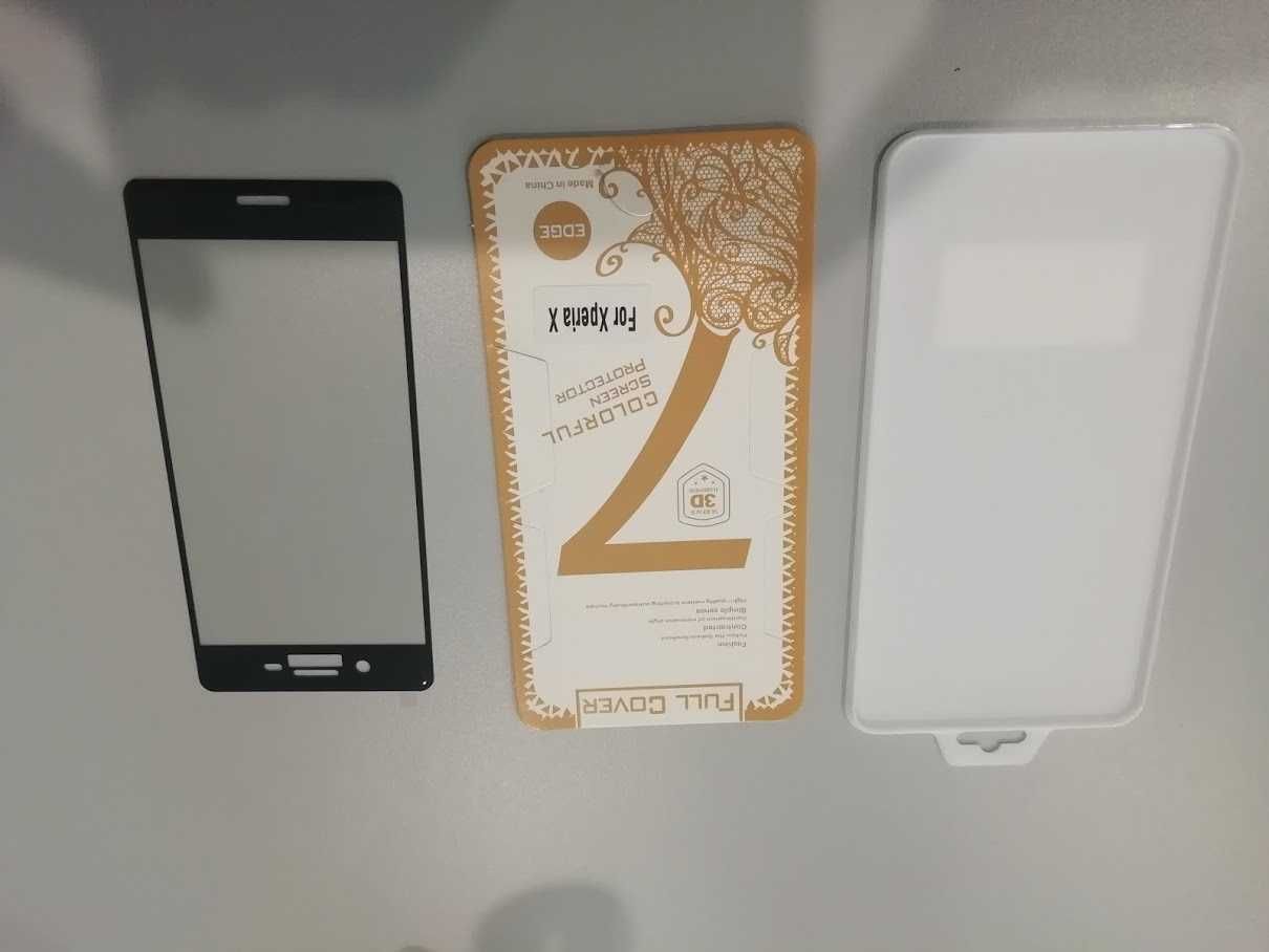 Protector crista 3D (capa) para telemóvel Xperia X