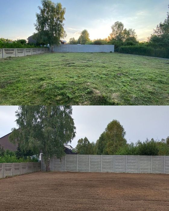 Zakladanie trawnika, aerator,koparka glebogryzarka separacyjna, mulcze