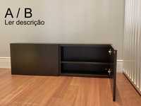 Diversos móveis IKEA BESTA cor preto/castanho