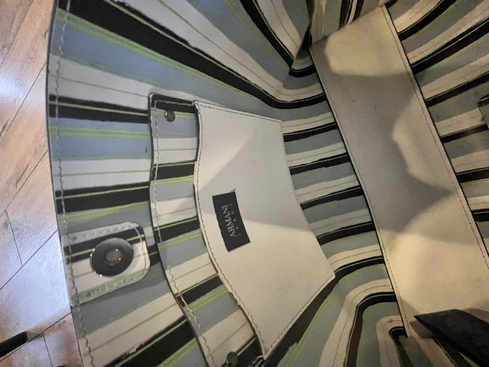 Armani jeans duza torebka biala