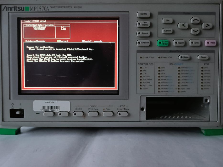 Analizator Anritsu MP1570A, odzysk.