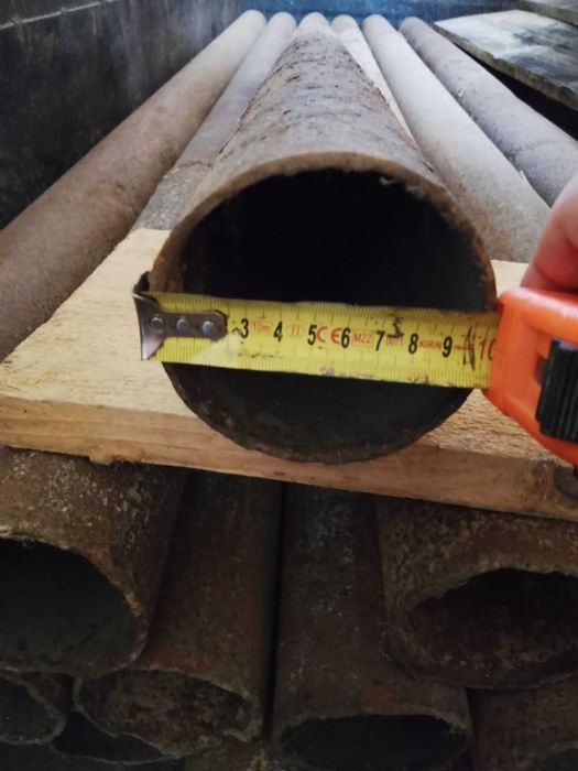 Rury stalowe słupki Fi 100 x 3.7 mm