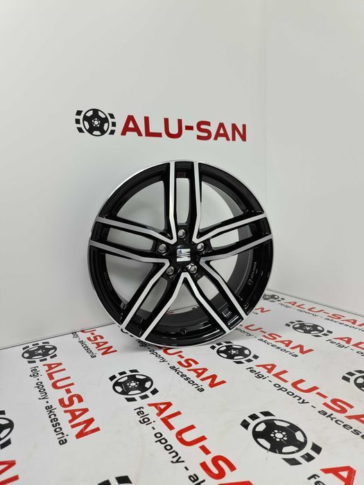 Nowe alufelgi SEAT 18" 5x112 Altea XL ATECA LEON II 2 3 4 Dark-Poler