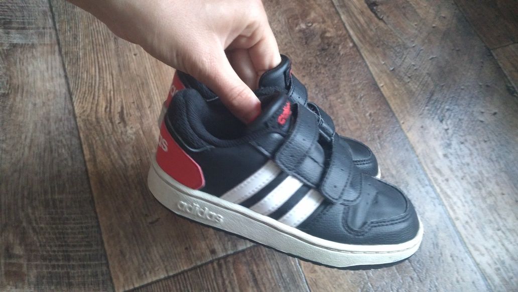 Czarne chłopięce buty adidas rozmiar 27