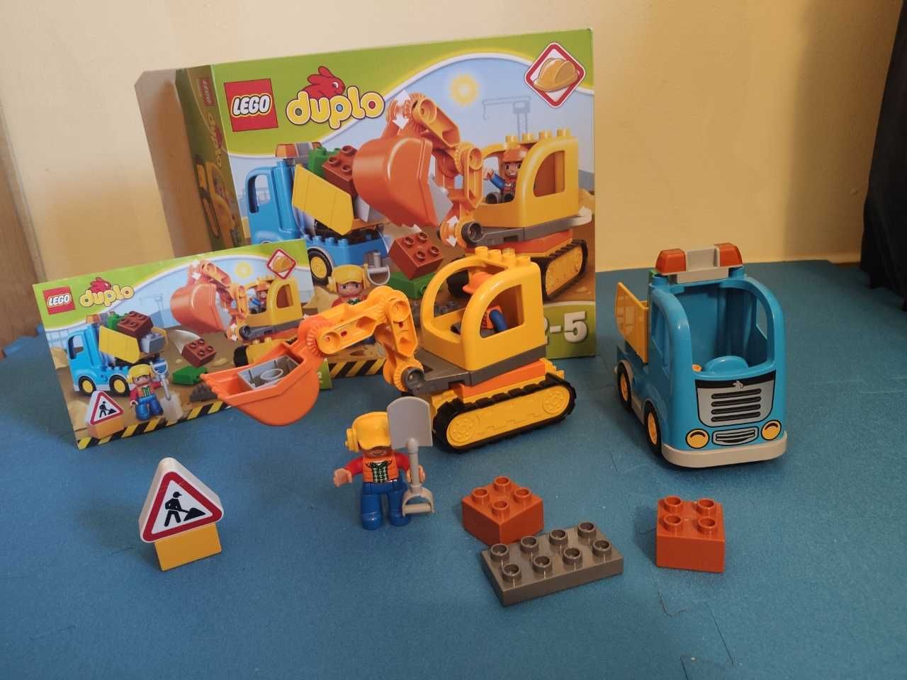 Klocki Lego Duplo – Plac budowy, koparka, wywrotka , 10812