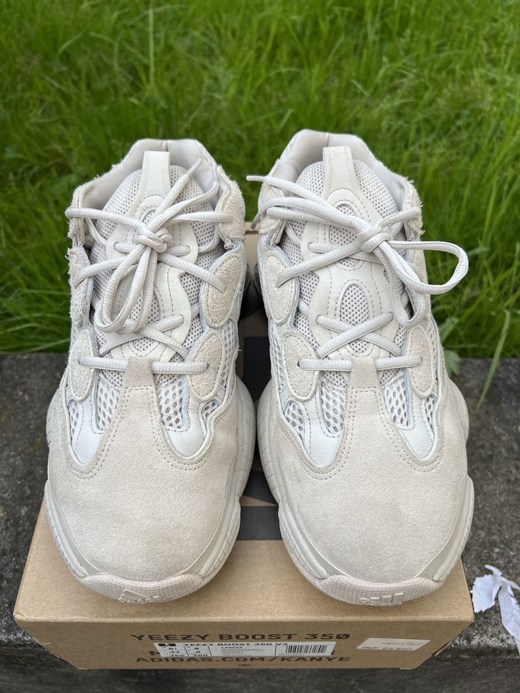 Adidas Yeezy 500 Blush sneakersy niskie beżowe kanye boost 45 1/3