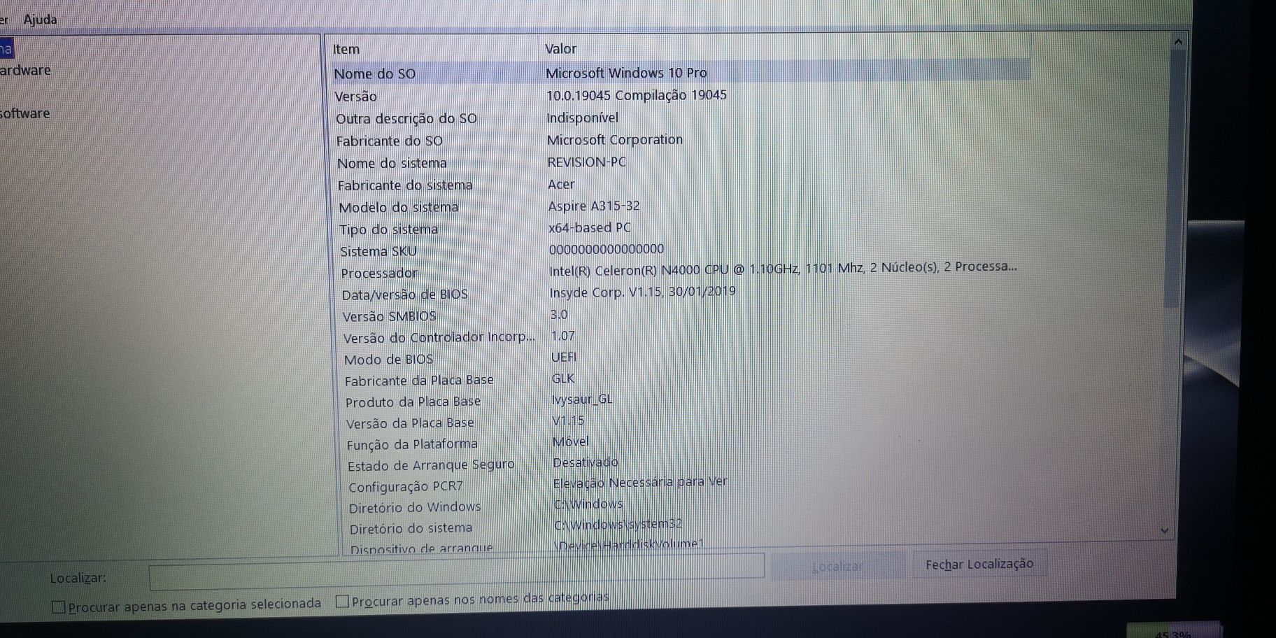 Asus Aspire 3. 12gb ram 128gb ssd m. 2 semi-novo!!!