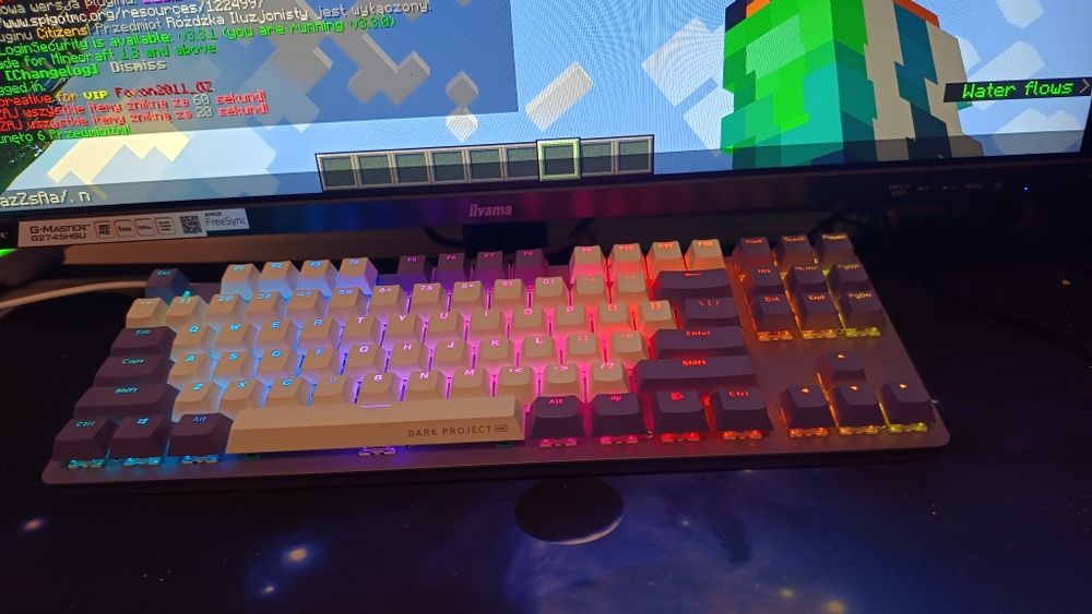 Klawiatura gejmingowe dark project
