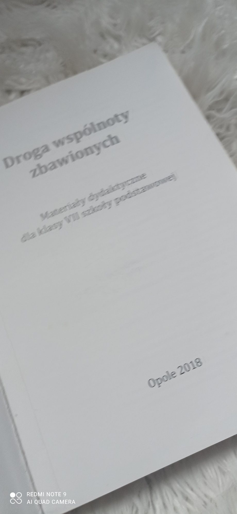 Książka "Droga wspólnoty zbawionych" klasa 7