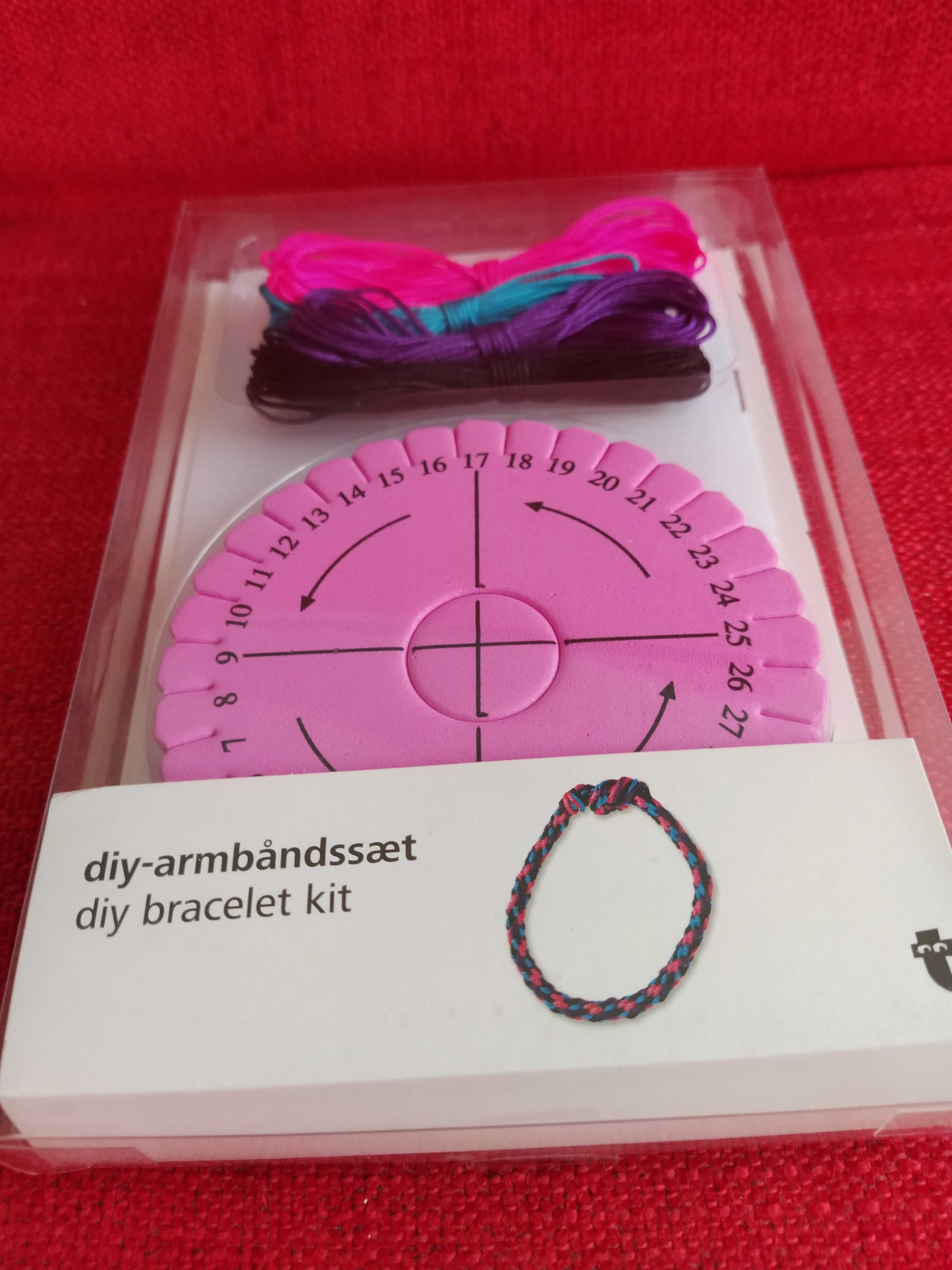 Kit de Pulseiras Faça Você Mesmo c/material + instruções