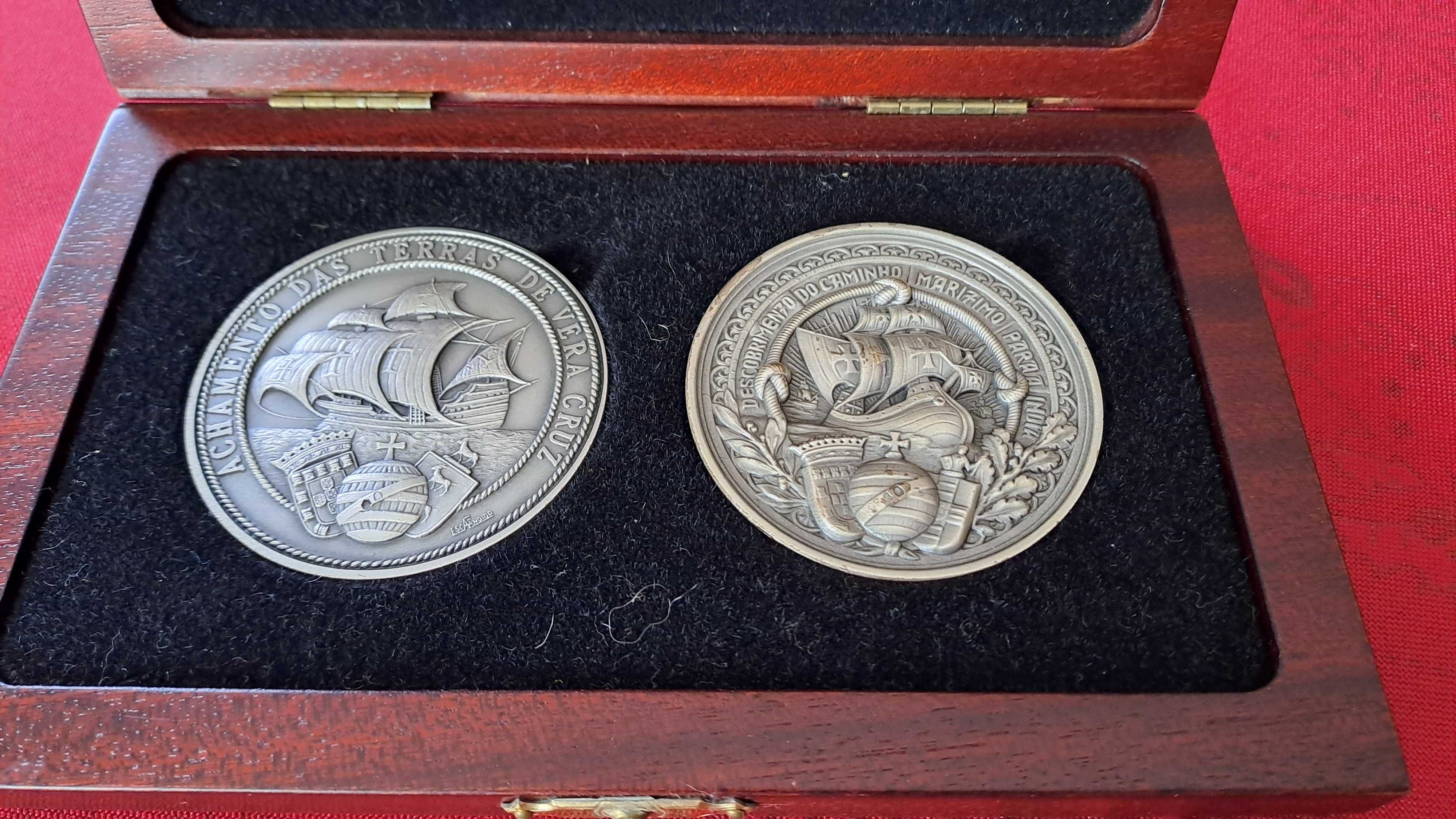 Medalhões de prata Coleções PHILAE - Descobrimentos