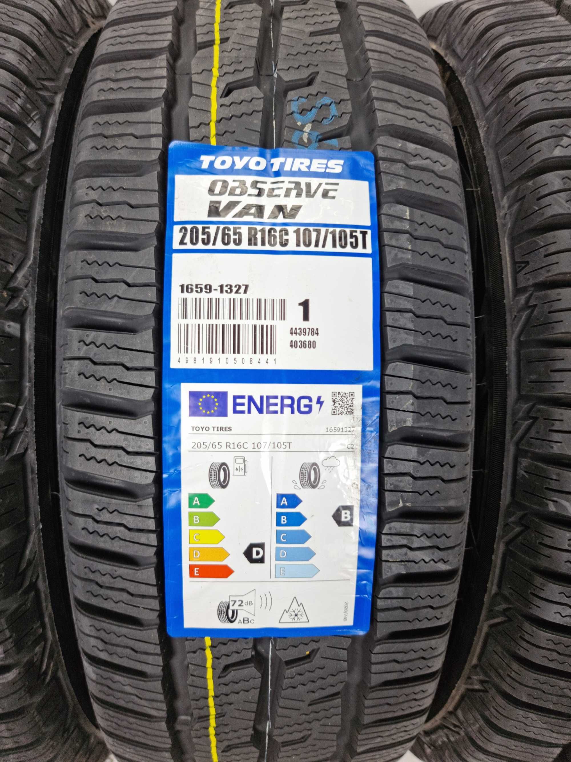 NOWE zimowe OPONY 205/65R16C - TOYO Observe Van - Montaż GRATIS