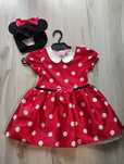 Strój karnawałowy przebranie myszka Minnie H&M rozmiar 86/92
