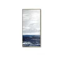 Obraz nowoczesny Akryl na płycie 107x53cm morze i niebo duży obraz