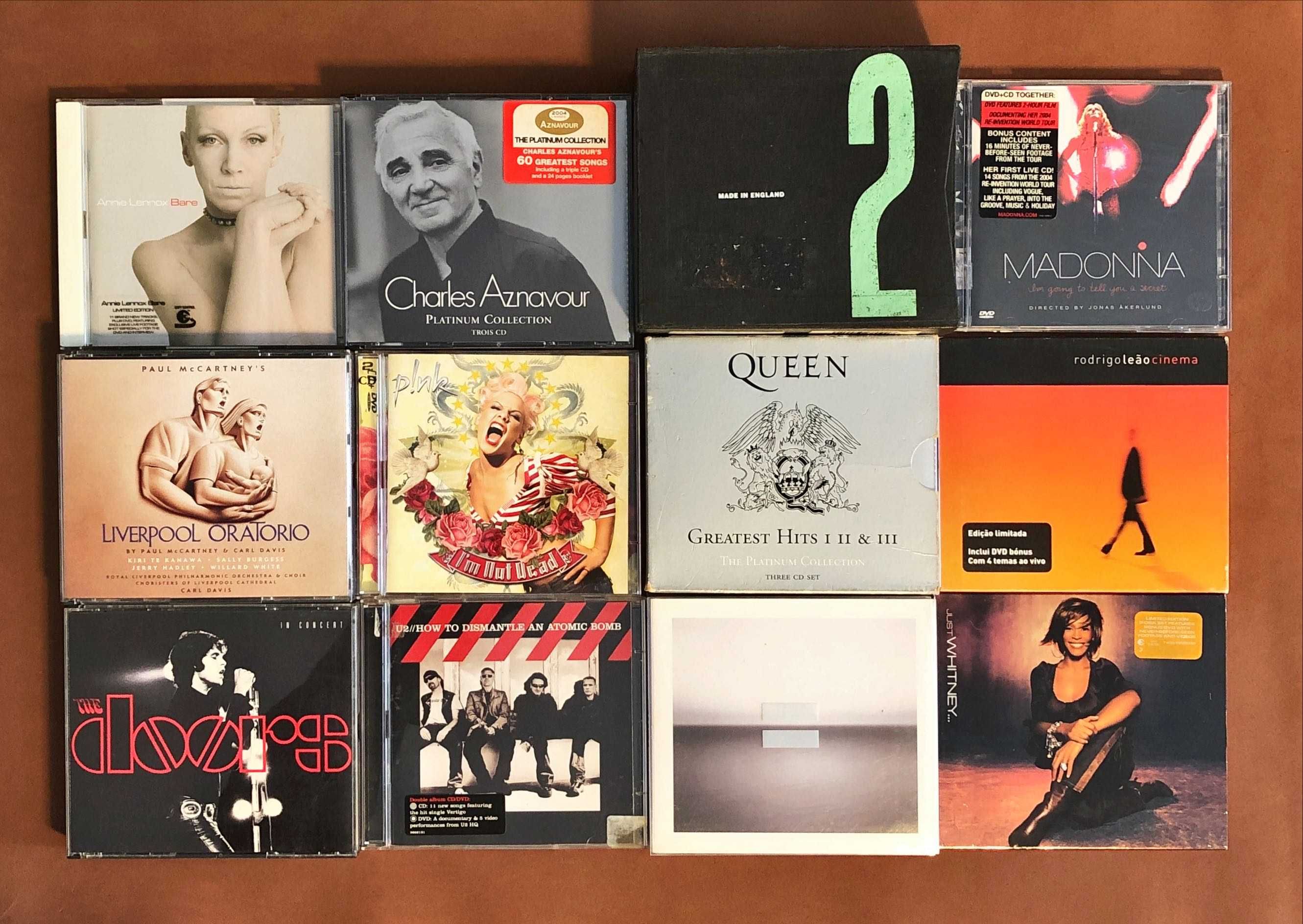 MUSICA CD ALBUM [12€ cada] Charles Aznavour Madonna Queen DIVERSOS