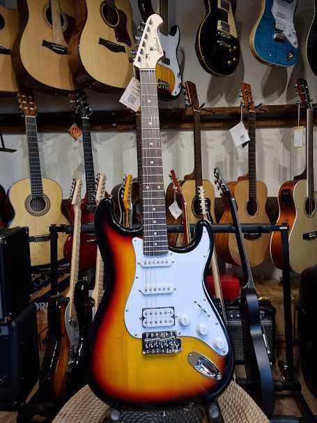 Aria STG004 3TS gitara elektryczna typu stratocaster Aria Pro2 STG 004