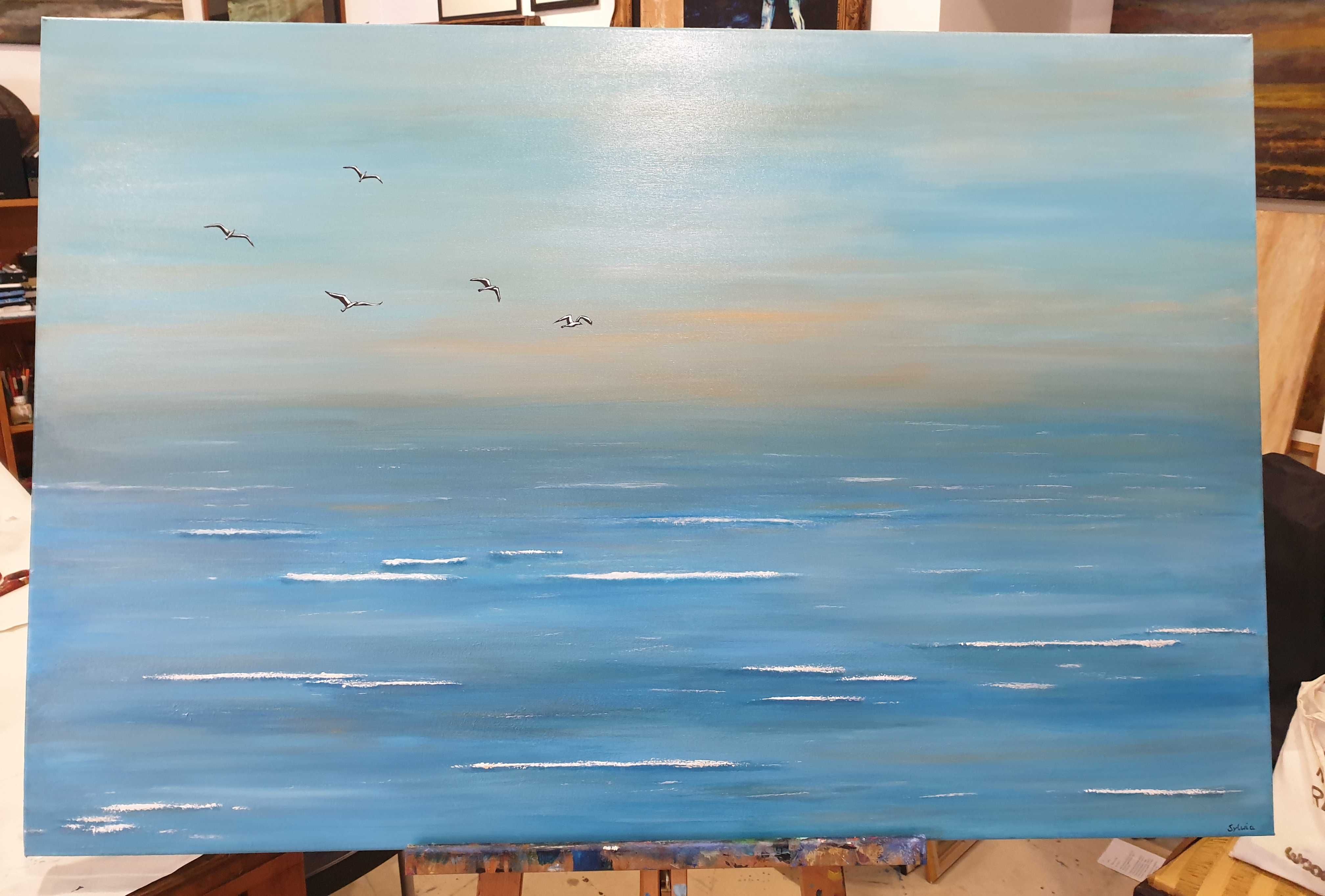 Quadro " O mar" 120x80 cm