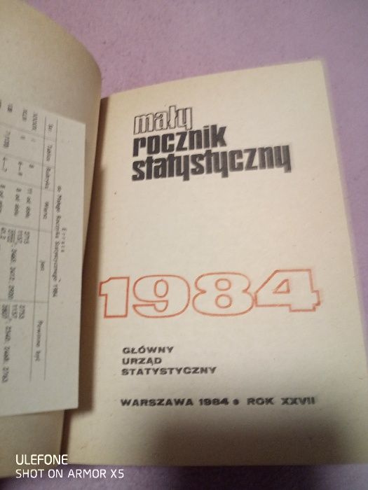 Mały rocznik statystyczny 1984   PRL