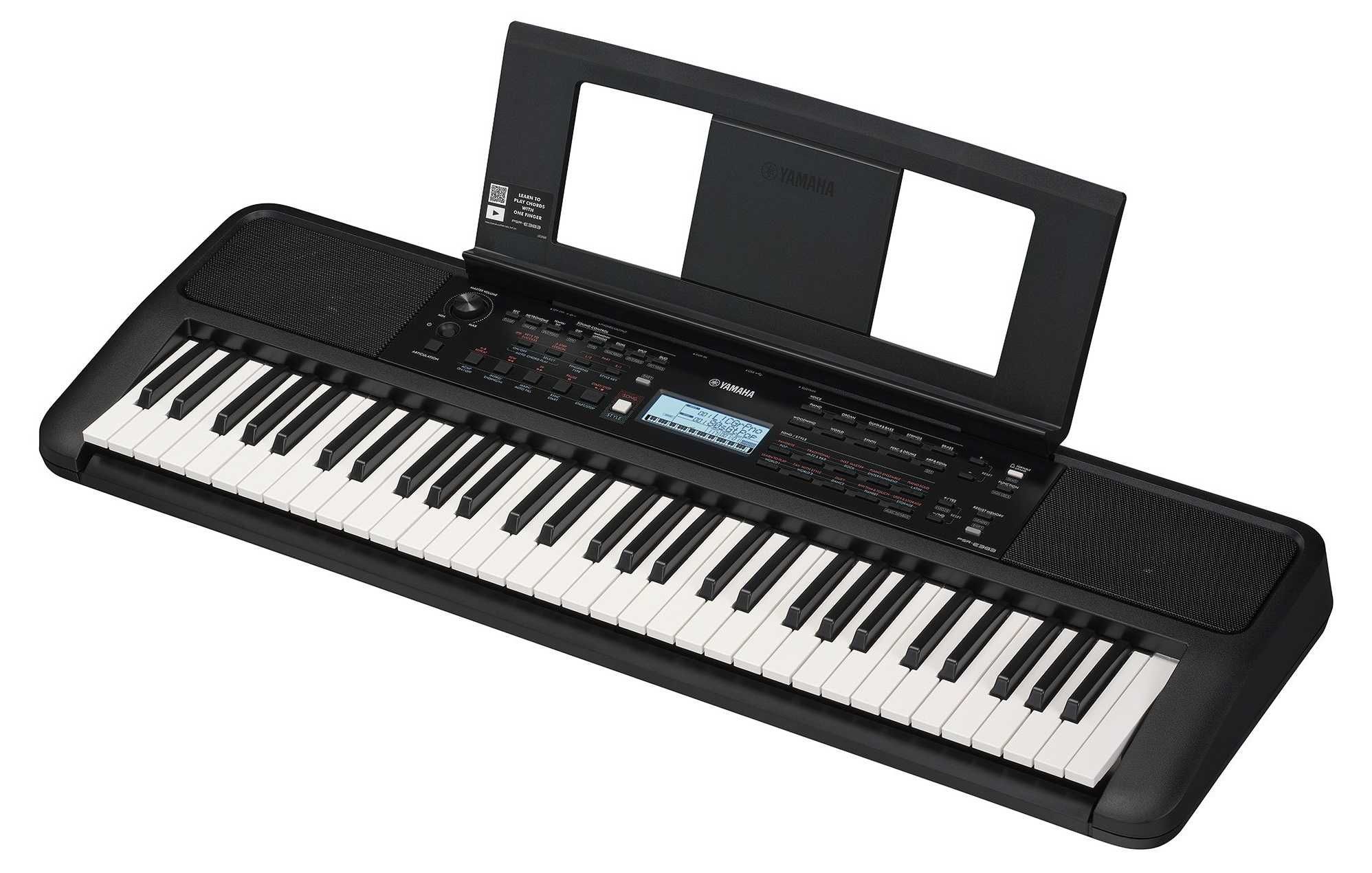 Yamaha  PSR-383 KEYBOARD do nauki + Statyw + Ławka + Słuchawki | Sklep