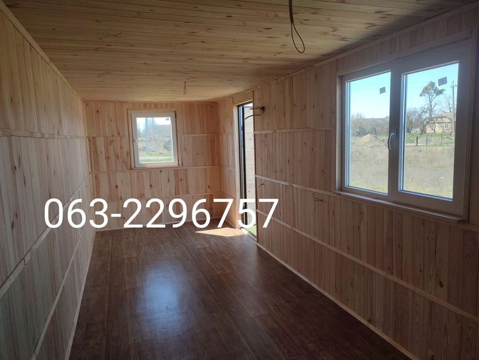 Дачні будиночки, вагончики, побутівки.