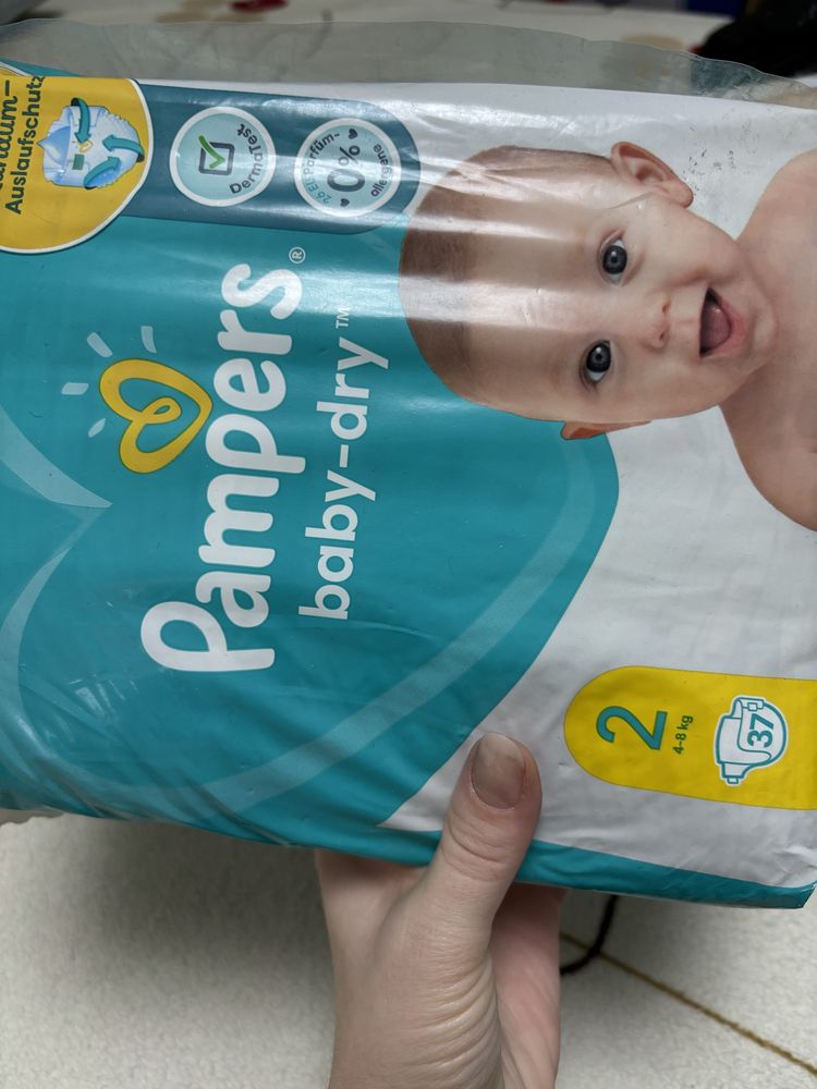 Pampers 2 подгузники