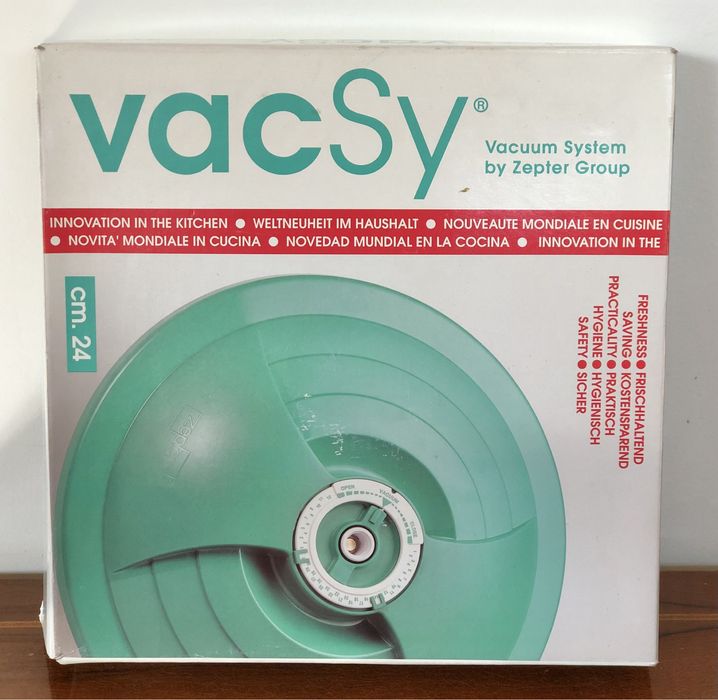 NOWA pokrywka do pojemników próżniowych system VacSy Zepter 24cm Italy