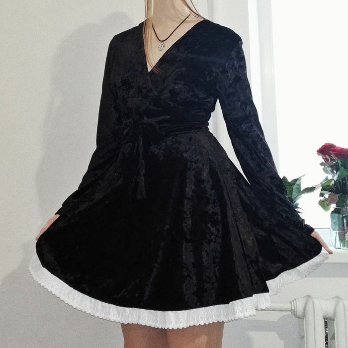 Бархатное платье