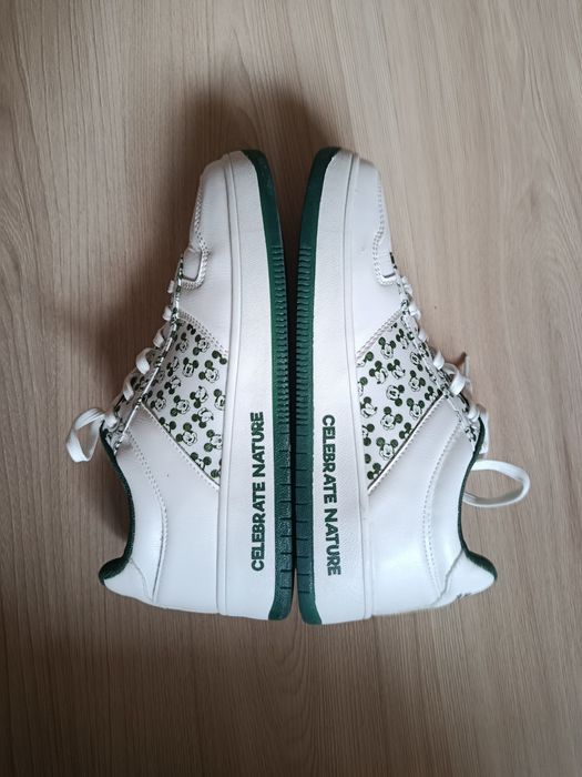 Buty sprandi biało-zielone myszka Miki