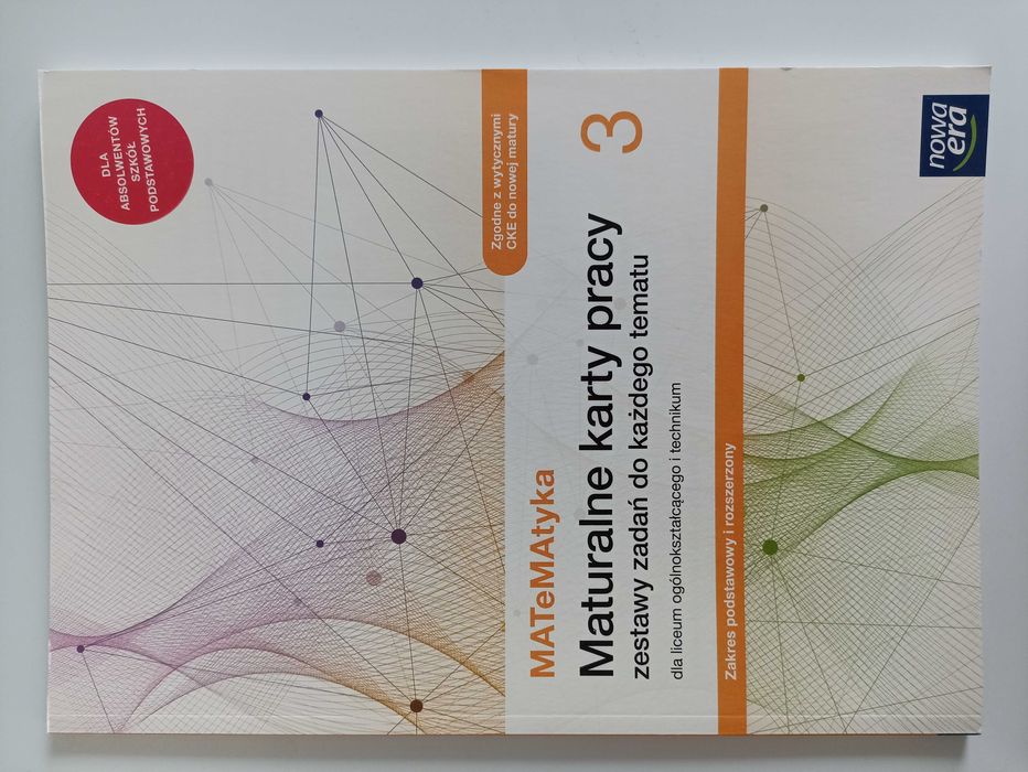 Karty pracy MATeMAtyka 3 - zakres podstawowy i rozszerzony [Nowa era]