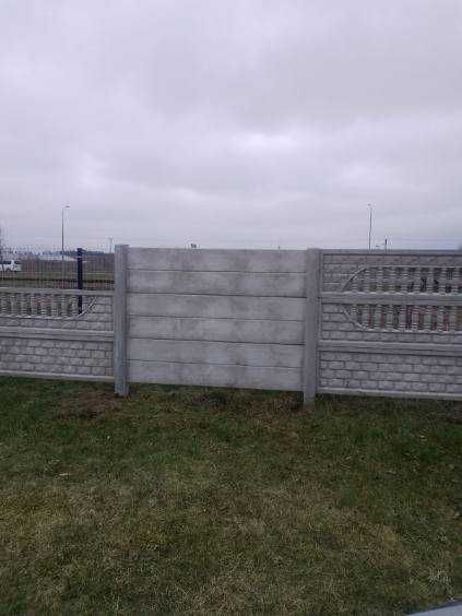 Ogrodzenie betonowe , płot betonowy , parkan , panel betonowy, dostawa