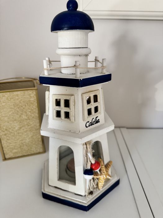 Recznie robiona latarnia świecznik