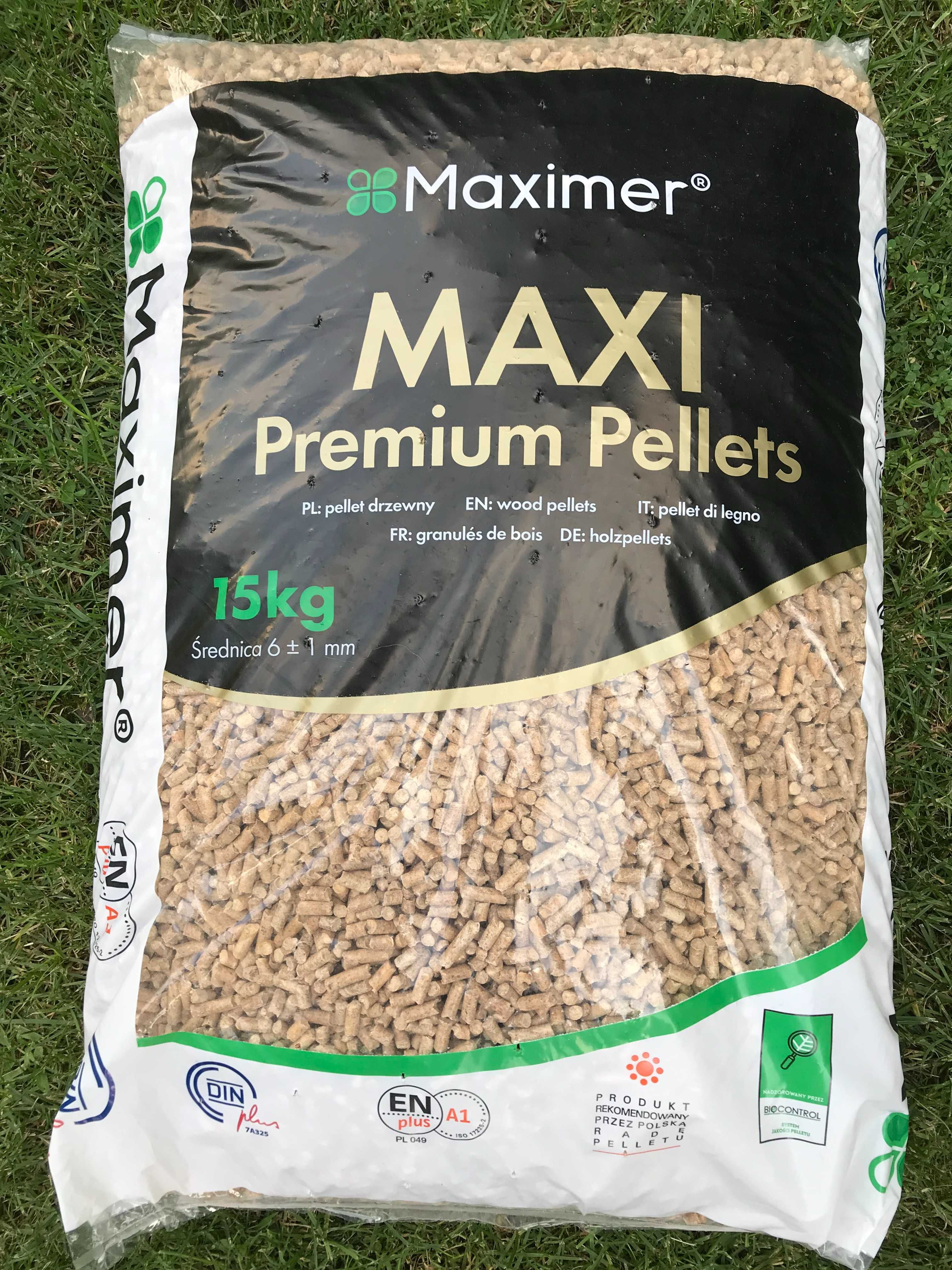 Pellet drzewny Maximer (DINplus ENplus®) transport i rozładunek